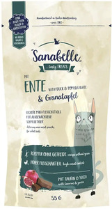 Sanabelle Snack mit Ente & Granatapfel 55 g