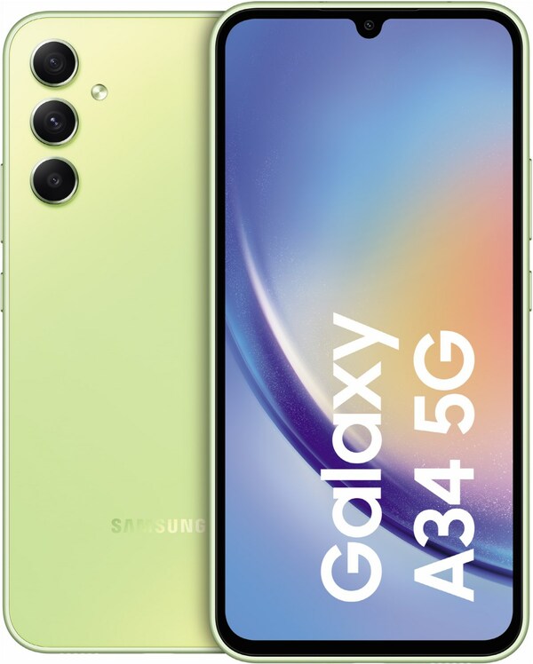 Bild 1 von Galaxy A34 5G (128GB) Smartphone awesome lime