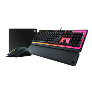 ROCCAT ROC-16-000 MAGMA-BURST-SENSE-BUNDLE, Tastatur, Maus und Mauspad Set, Kabelgebunden, Mehrfarbig