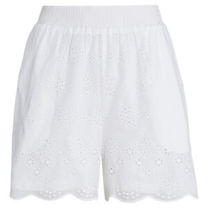 Damen Shorts mit Lochstickerei