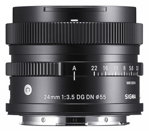 SIGMA Contemporary - 24 mm f./3.5 DG, IF, DN (Objektiv für Sony E-Mount, Schwarz)