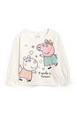 Bild 1 von C&A Peppa Wutz-Langarmshirt, Weiß, Größe: 110