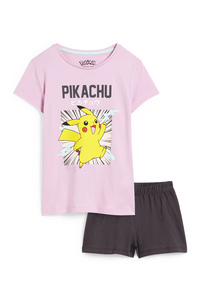 C&A Pokémon-Shorty-Pyjama-2 teilig, Lila, Größe: 176