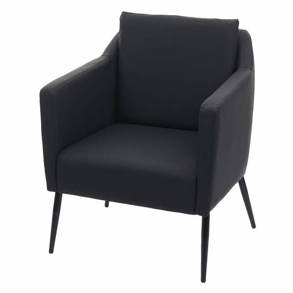 Bild 1 von Lounge-Sessel MCW-H93a, Sessel Cocktailsessel Relaxsessel ~ Kunstleder schwarz
