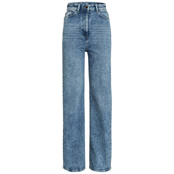 Bild 1 von Damen Straight-Jeans mit Used-Waschung