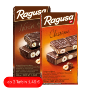 Torino oder Ragusa Tafelschokolade