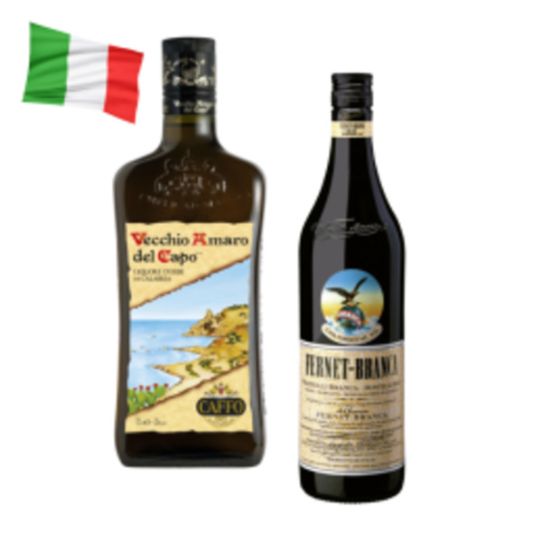 Bild 1 von Fernet Branca, Amaro Montenegro, Vecchio Amaro oder