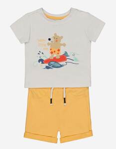 Baby Newborn Set aus T-Shirt und Hose - Print