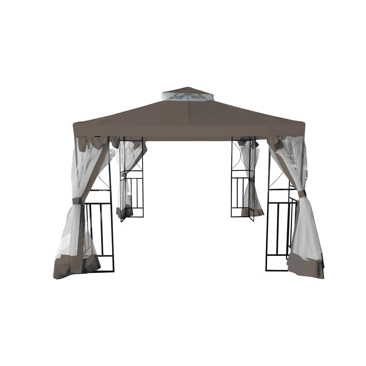 Bild 1 von Pavillon mit Moskitonetz 3 x 3 x 2,6 m taupe