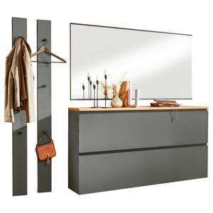 Dieter Knoll GARDEROBE Grau, Eiche