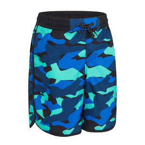 Boardshorts Jungen 500 Camo blau