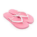 Bild 1 von Brazilian Toe Flip Flops für Frauen in Rosa und Weiß mit rutschfester Sohle