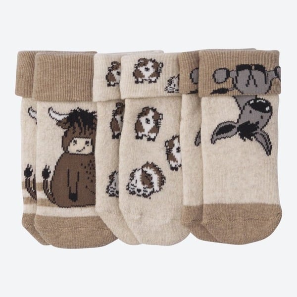 Bild 1 von Baby-Jungen-Frottee-Socken, 3er-Pack