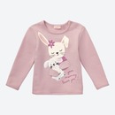 Bild 1 von Baby-Mädchen-Sweatshirt mit Hasen-Applikation