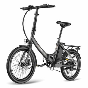 fafrees E-Bike F20 Light, klapprad mit LCD-Display & 4 Fahrmodi & Brems-Power-Off, 7 Gang, 250,00 W, (Packung, mit Akku-Schlüssel), 14,5 Ah Akku, 250 W Motor, Max. 25km/h, bis 120kg, IPV4-wasse