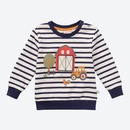 Bild 1 von Baby-Jungen-Sweatshirt mit Bauernhof-Frontaufdruck