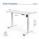 Bild 2 von FLEXISPOT Schreibtisch Basic-Series(EG1), Elektrisch höhenverstellbarer Schreibtisch, 2- Fach-Teleskop