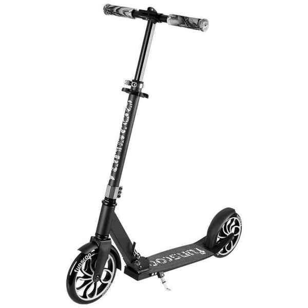 Bild 1 von Funscoo V2 Tretroller / City Scooter 200mm Silber