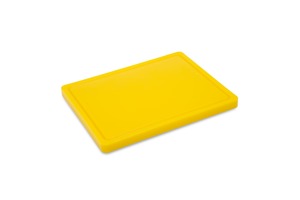 METRO Professional Schneidebrett, GN 1/2, hochdichtes Polyethylen (HDPE), 32,5 x 26.5 x 2 cm, gelb
