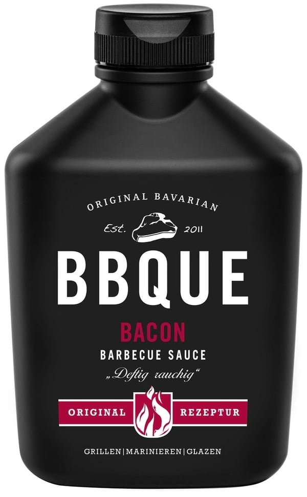 Bild 1 von BBQUE Barbecue Sauce Bacon (400 ml)