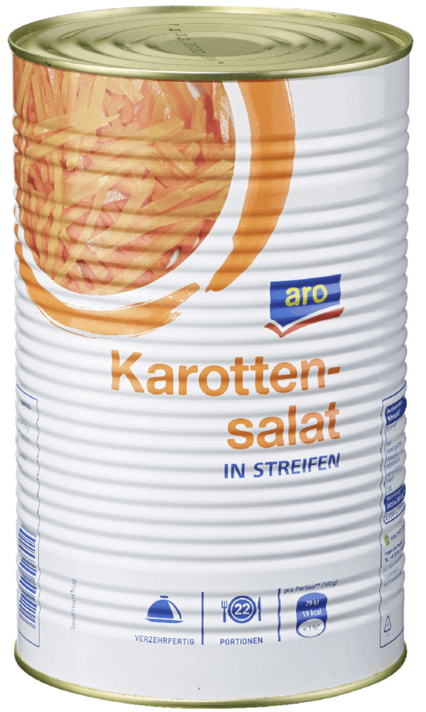 Bild 1 von aro Karottensalat In Streifen (4,25 l)