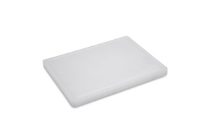 METRO Professional Schneidebrett, GN 1/2, hochdichtes Polyethylen (HDPE), 32,5 x 26.5 x 2 cm, weiß