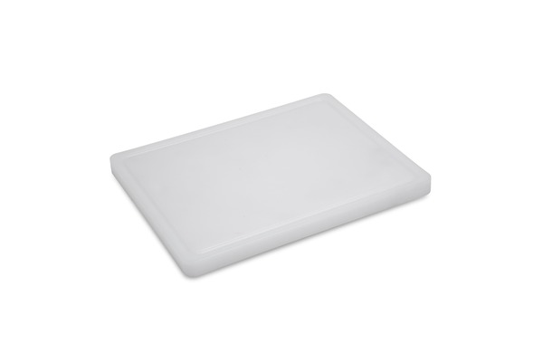 Bild 1 von METRO Professional Schneidebrett, GN 1/2, hochdichtes Polyethylen (HDPE), 32,5 x 26.5 x 2 cm, weiß