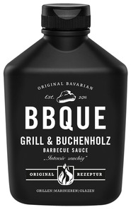BBQUE Barbecue Sauce Grill & Buchenholz (400 ml)