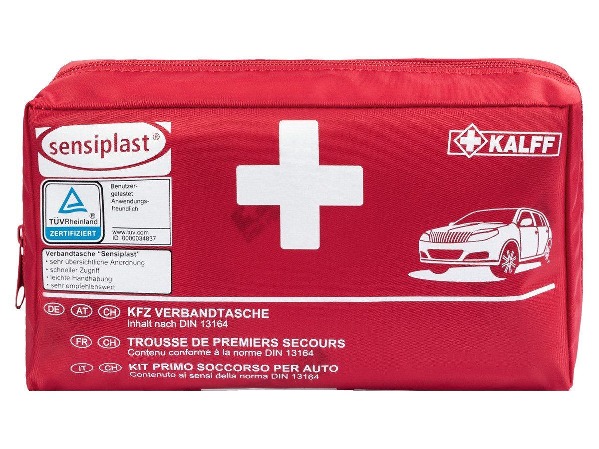 Bild 1 von sensiplast® Autoverbandtasche 44-teilig