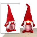 Bild 1 von Weihnachts-Wichtel-Frau mit leuchtender LED-Nase 56cm Rot