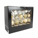 Bild 3 von Weihnachtsbaumkugeln aus Glas 42er-Set Gold/Silber