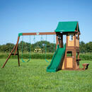 Bild 1 von Backyard Discovery Spielturm Lakewood braun B/H/T: ca. 340x260x430 cm