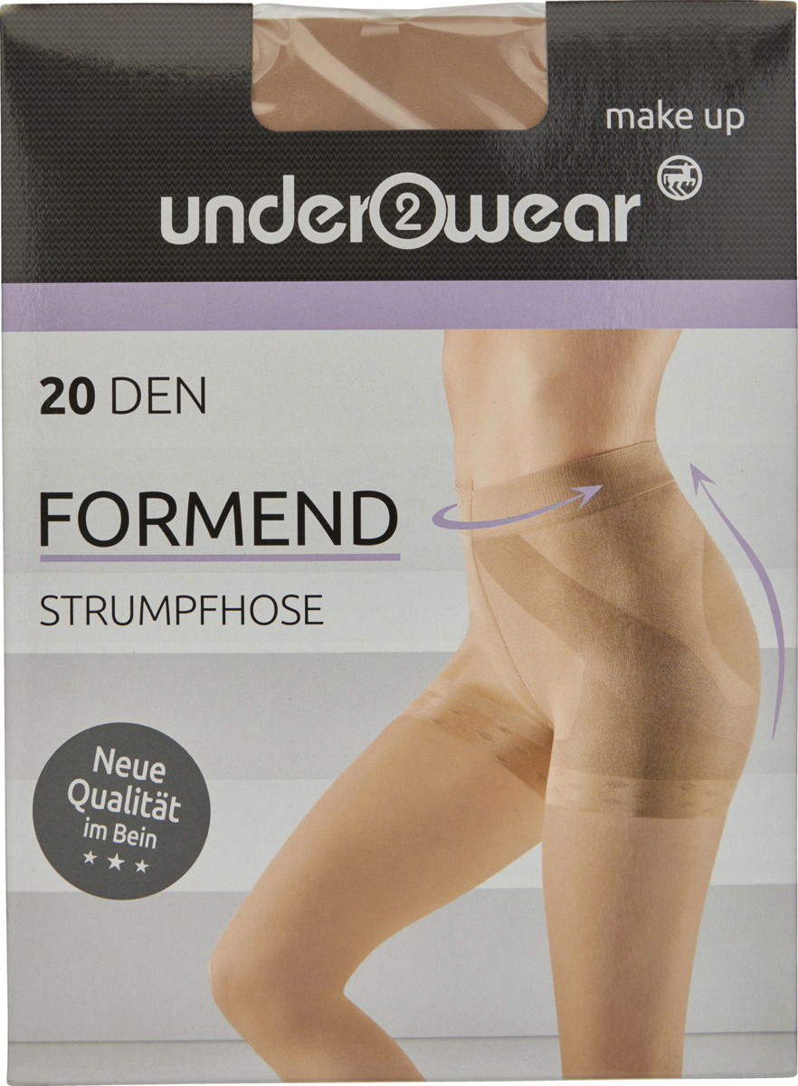 Bild 1 von under2wear Strumpfhose Formend 20 DEN, Make-up, Gr. S