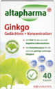 Bild 1 von altapharma Ginkgo Gedächtnis + Konzentration 19.95 EUR/100 g