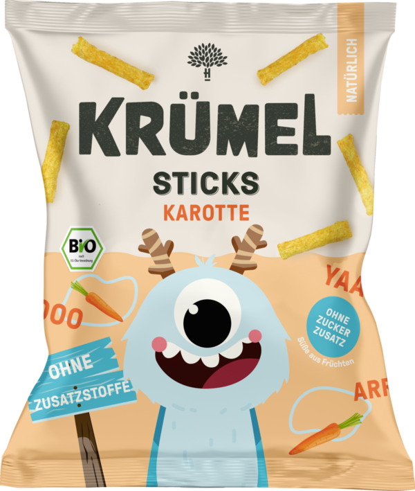 Bild 1 von Krümel Bio Sticks Karotte