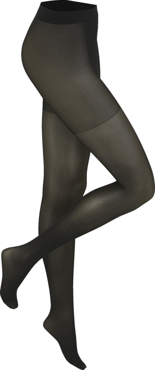 Bild 2 von under2wear Stützstrumpfhose 40 DEN, Schwarz, Gr. 40/42