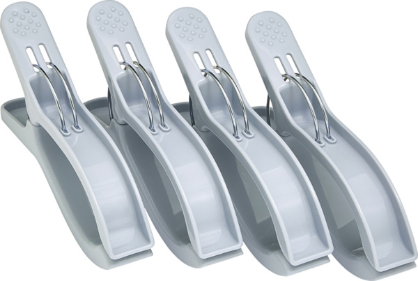 Bild 2 von IDEENWELT Handtuchclips, 4er-Set blau