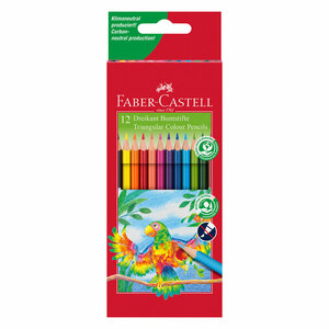 Faber Castell Buntstifte dreikant 12er