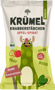 Krümel Bio Knabberstäbchen Apfel-Spinat