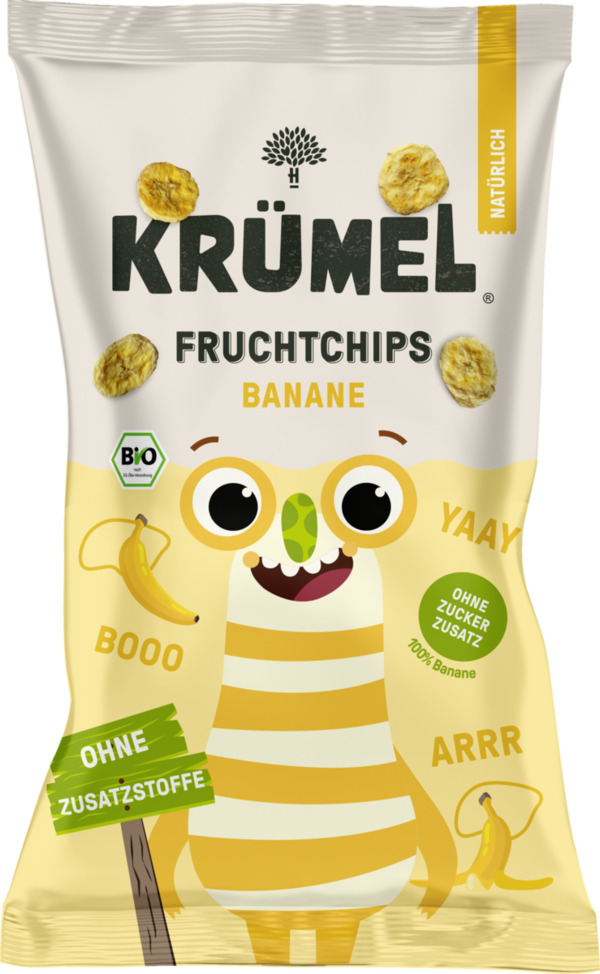 Bild 1 von Krümel Bio Fruchtchips Banane