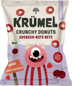 Krümel Bio Crunchy Donuts Erdbeer-Rote Beete