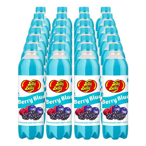 Bild 1 von Jelly Belly Berry Blue Fruit Drink  0,5 Liter, 24er Pack