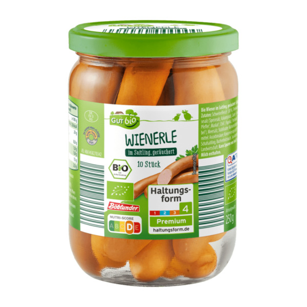 GUT BIO Bio-Wienerle von ALDI Nord ansehen!