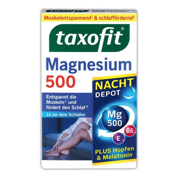 Bild 1 von Taxofit Magnesium 500 Nacht Depot