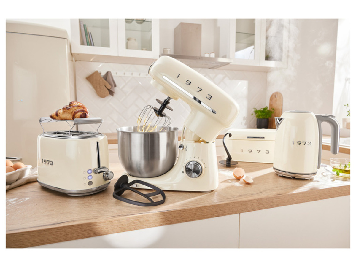 Bild 2 von SILVERCREST® KITCHEN TOOLS Küchenmaschine Chrom Retro 1973 »SKML 600 A1«