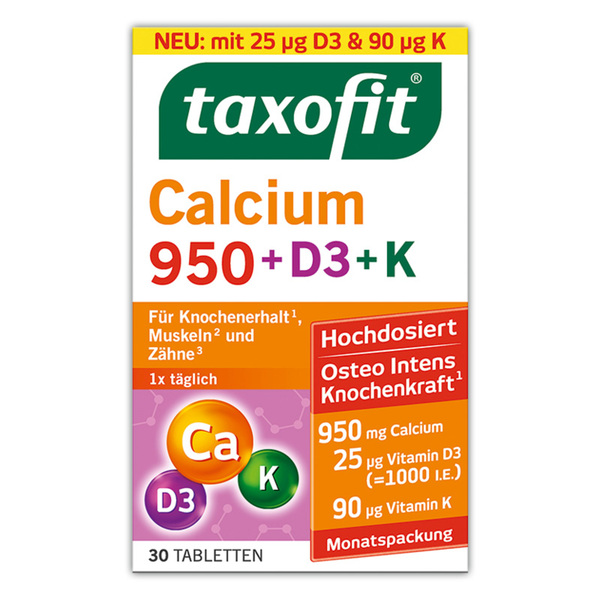 Bild 1 von Taxofit Calcium 950 + D3 + K
