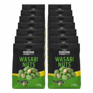 Henderson & Sons Wasabi Nuts 125 g, 14er Pack