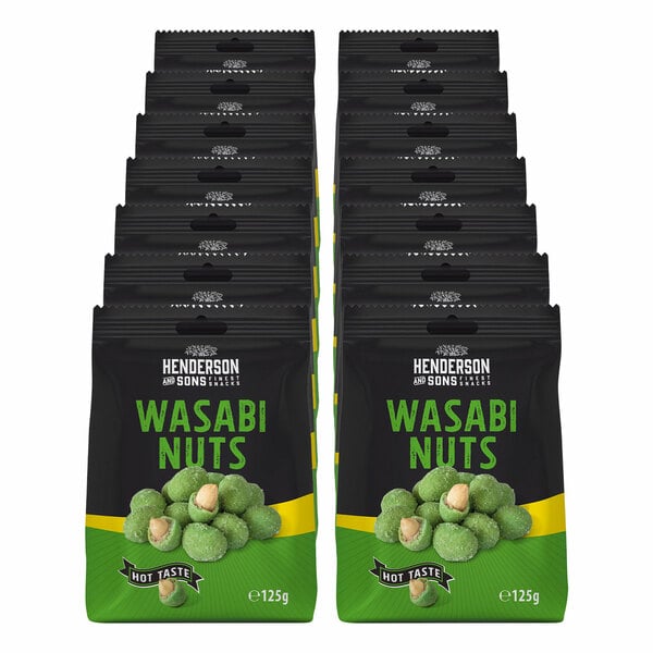 Bild 1 von Henderson & Sons Wasabi Nuts 125 g, 14er Pack