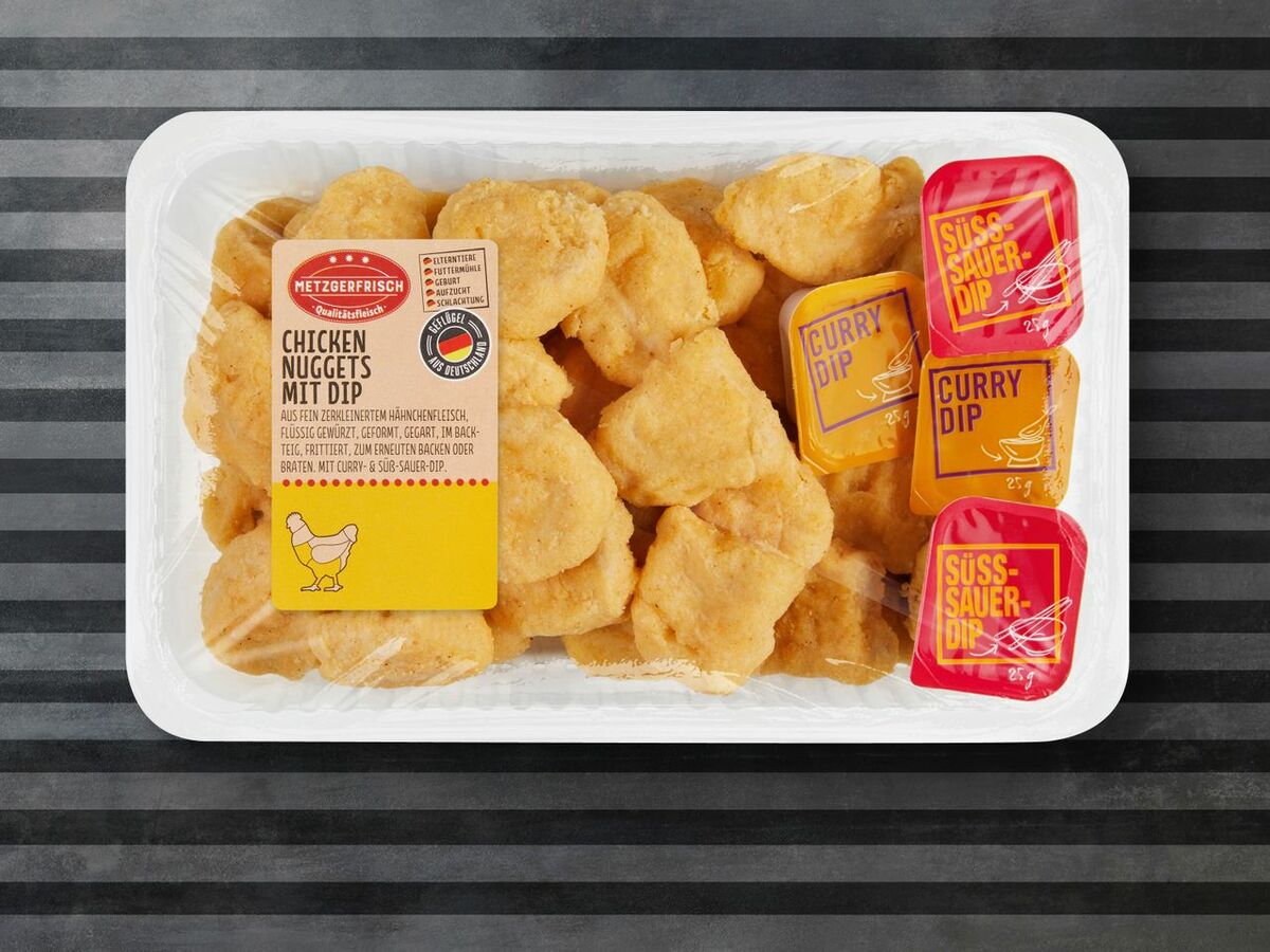 Metzgerfrisch Chicken Nuggets mit Dip XXL von Lidl ansehen!