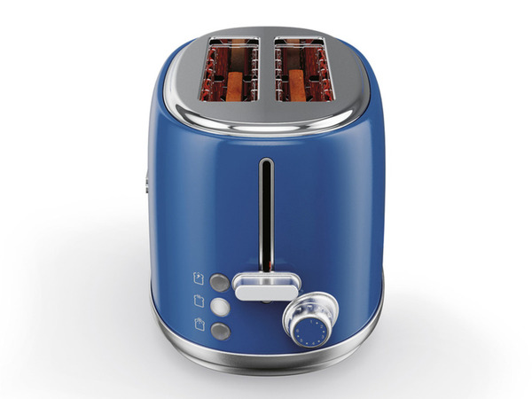 Bild 4 von SILVERCREST® KITCHEN TOOLS Doppelschlitz-Toaster Chrom Retro 1973 »STR 980 A1«